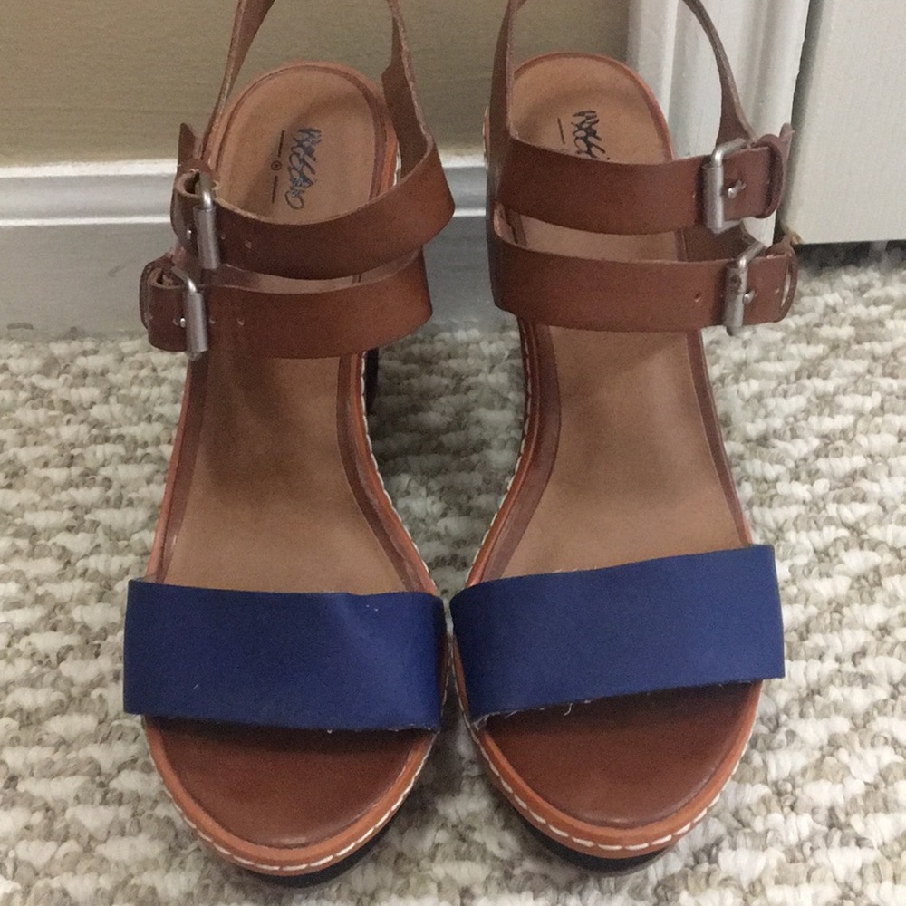 Blue/Brown Wedges